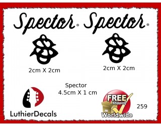 Spector Guitar Decal 259